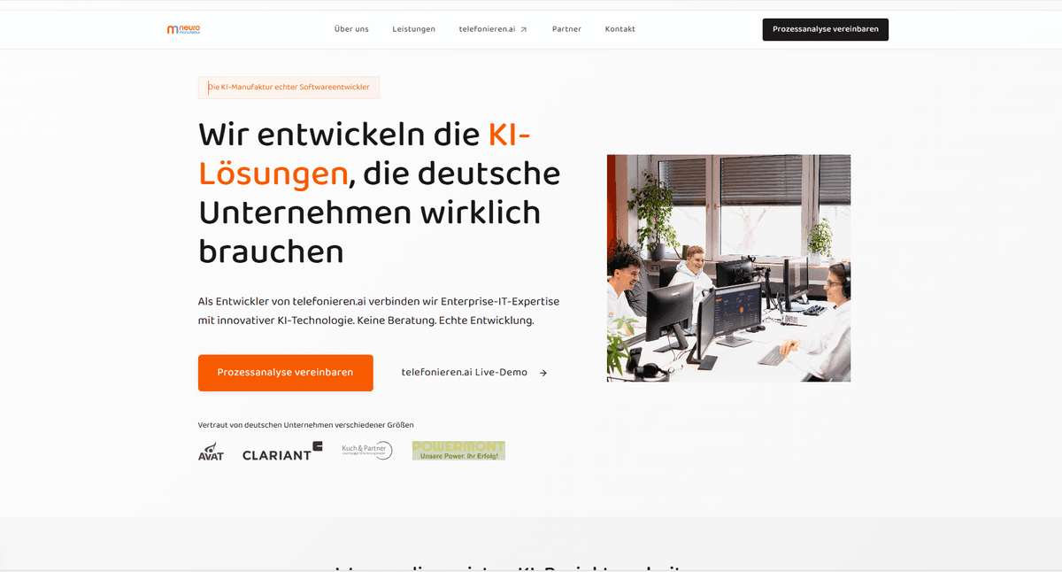 neuromanufaktur.ai Corporate Website